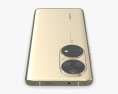 Huawei P50 Pro Gold 3D 모델 