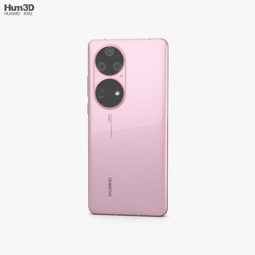 Huawei P50 Pro Pink 3Dモデル ダウンロード