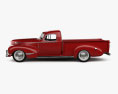 Hudson Super Six pickup 1942 3D模型 侧视图