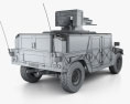 Hummer M242 Bushmaster 2011 3D模型