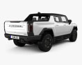GMC Hummer EV Pickup 2024 3D-Modell Rückansicht