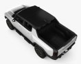 GMC Hummer EV Pickup 2024 3D-Modell Draufsicht