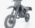 Husqvarna TC 50 2020 Modelo 3D clay render
