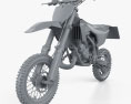 Husqvarna TC 50 2016 3D модель clay render