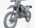 Husqvarna TC 250 2016 3D-Modell clay render