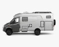 Hymer MLT580 2024 3d model side view