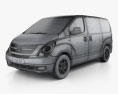 Hyundai Starex (iMax) 2011 3d model wire render