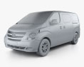 Hyundai H1 iLoad 2010 3D模型 clay render