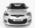 Hyundai Veloster 2015 3D模型 正面图