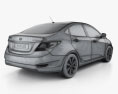Hyundai Accent (i25) 세단 2015 3D 모델 