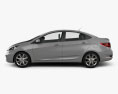 Hyundai Accent (i25) 세단 2015 3D 모델  side view