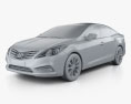 Hyundai Grandeur (HG) 2014 3d model clay render