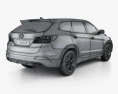 Hyundai Santa Fe 2012 Modello 3D