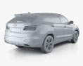 Hyundai Santa Fe 2012 Modello 3D