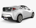 Hyundai Blue-Will 2010 3D-Modell Rückansicht