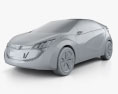 Hyundai Blue-Will 2010 Modello 3D clay render