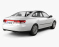 Hyundai Grandeur (Azera) 2011 3D模型 后视图