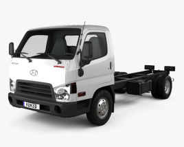 3D model of Hyundai HD65 Chassis Truck 2014