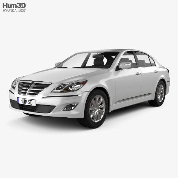 Hyundai Genesis (Rohens) sedan 2014 3D model