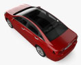 Hyundai Sonata (i45) 2015 3D模型 顶视图