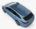 Hyundai i40 Tourer EU 2015 3D模型 顶视图