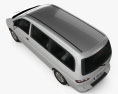 Hyundai H-1 Passenger Van 2007 3D-Modell Draufsicht