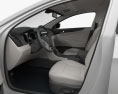 Hyundai Sonata (YF) hybrid with HQ interior 2018 3d model seats