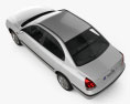 Hyundai Elantra (XD) 2014 3d model top view