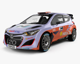 3D model of Hyundai i20 WRC 2012