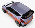 Hyundai i20 WRC 2012 3d model top view