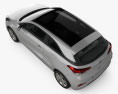 Hyundai i20 Coupe 2015 3d model top view