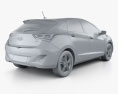 Hyundai i30 5ドア 2018 3Dモデル