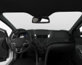 Hyundai Accent (RB) com interior 2016 Modelo 3d dashboard