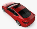 Hyundai Genesis 쿠페 인테리어 가 있는 2017 3D 모델  top view