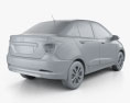Hyundai Xcent 2017 3D 모델 