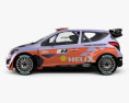 Hyundai i20 WRC with HQ interior 2012 3d model side view