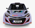 Hyundai i20 WRC with HQ interior 2012 3d model front view