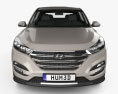 Hyundai Tucson 2017 3D模型 正面图