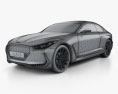 Hyundai Vision G 2015 3D模型 wire render