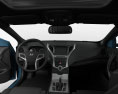 Hyundai Grandeur (HG) hybrid with HQ interior 2014 3d model dashboard
