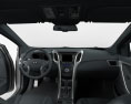 Hyundai i30 5 portas com interior 2018 Modelo 3d dashboard