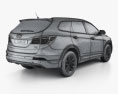 Hyundai Maxcruz 인테리어 가 있는 2016 3D 모델 