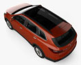 Hyundai Maxcruz 인테리어 가 있는 2016 3D 모델  top view