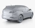 Hyundai Maxcruz з детальним інтер'єром 2016 3D модель