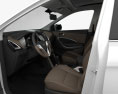 Hyundai Santa Fe con interior 2019 Modelo 3D seats