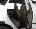 Hyundai Santa Fe с детальным интерьером 2019 3D модель