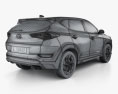 Hyundai Tucson з детальним інтер'єром 2019 3D модель