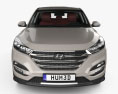 Hyundai Tucson з детальним інтер'єром 2019 3D модель front view