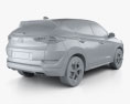 Hyundai Tucson з детальним інтер'єром 2019 3D модель