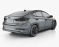 Hyundai Elantra 2020 3D 모델 